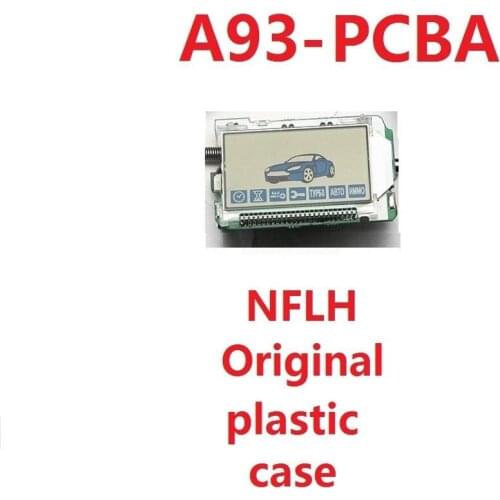 A93 PCBA LCD remote control key fob for Starline A93 Russian version two-way car alarm