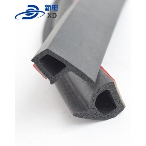 Self adhesive weather door rubber strip for cars