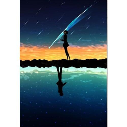 Kimi No Na Wa (Your Name) Art print Silk poster Home Wall Decor