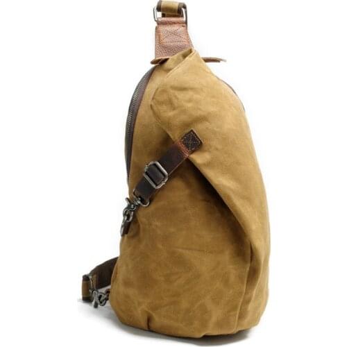 2021 Casual Mens Crossbody Chest Diagonal Bags Vintage Waist Bags Mens Quality Package Charging Canvas Shoulder Bag Dumpling