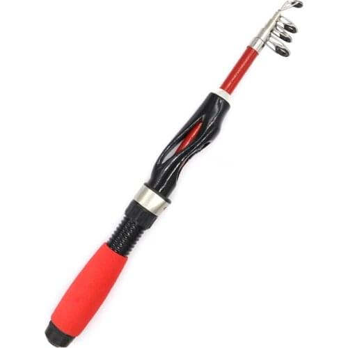 Telescoping Fishing Rod Outdoor Fish Tool for Fishing Stick Boat Saltwater and Freshwater