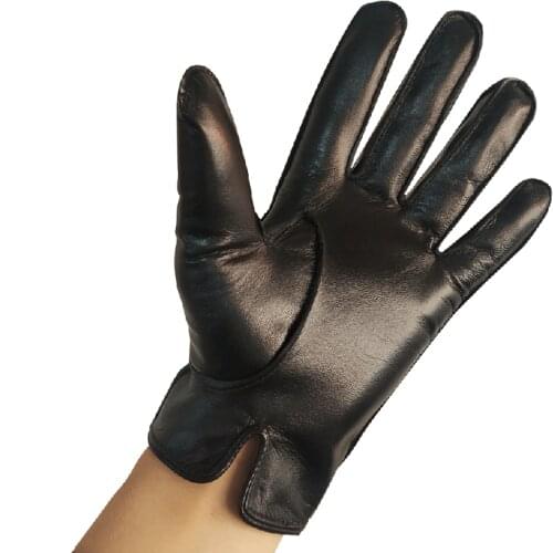 CART TIGER CAT Thin Genuine Leather Fit Gloves For Men Touch Screen Driving Gloves Soft Motorcycle Spring Gloves