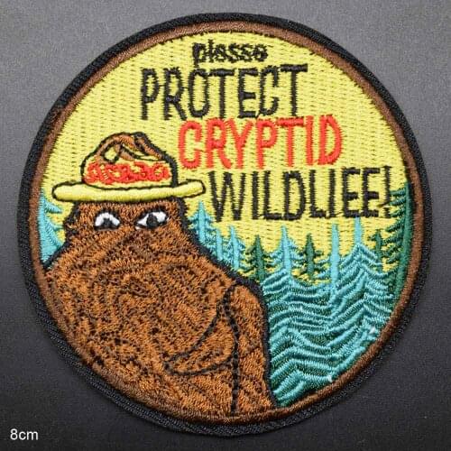 Embroidered Patch Iron On Cartoon Protect Yellow Animal Clothes Patch For Clothes Girls Boys Iron Patch Clothes Garment