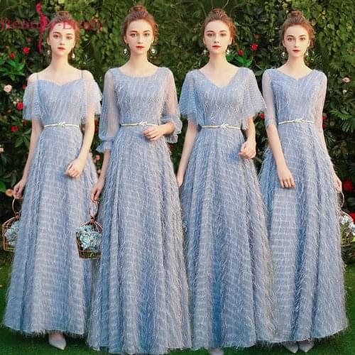 Beauty Emily Elegant Long Evening Dresses 2019 for Women Lace Up Formal Prom Party Prom Dresses