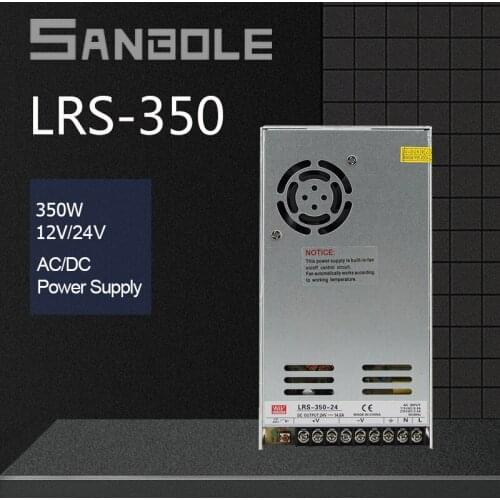 350W 24V14.6A Switching Mode Power Supply With Aluminum Metal Shell LED Strip LRS-350-24