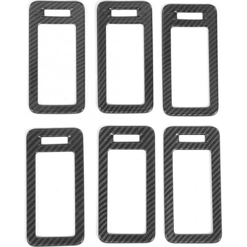 6pcs Rear Air Vent Trim Cover Fit for HYUNDAI GRAND STAREX (H1)2019 car accessories interior