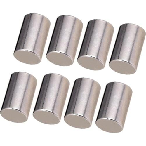 8 Pieces Iron Magnetic Pickup Pole Pieces Slug Bars For Electric Guitar/Bass Parts 15 X 9.5mm