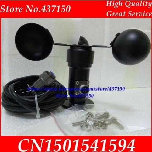 Wind speed sensor voltage signal 0-5V 4-20ma output wind speed transmitter anemometer free shipping ,aluminum alloy 2m cable