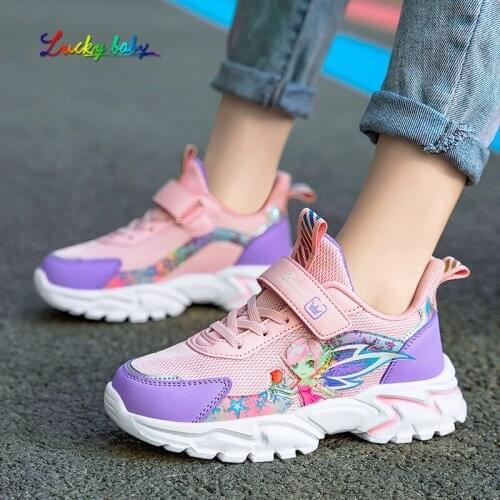 2021 Summer Childrens Sneakers Girls Comfortable Kids Shoes For Girls Fashion Casual Running Sports Sneakers Girls Shoes