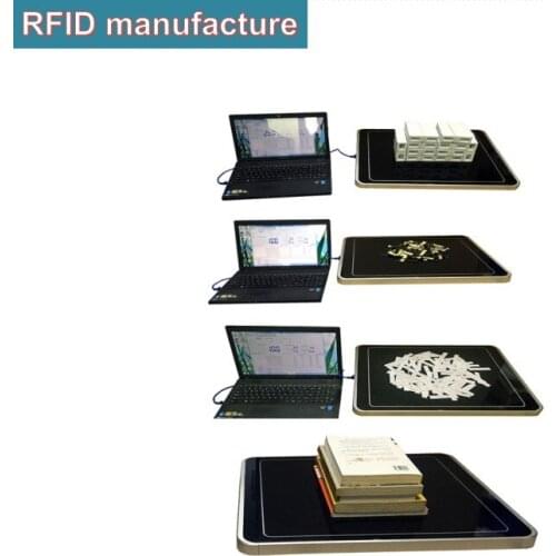 Ethernet rs232 integrated uhf rfid desktop antenna reader read range 1-50cm Multiple tag 18-30dbm used for laundry jewelry