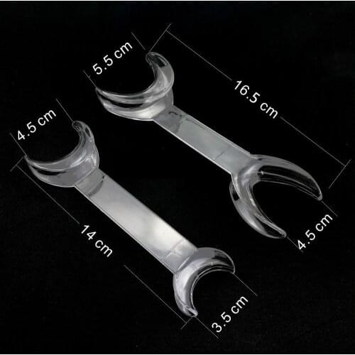 8PCS Black Dental Tools Small Large Cheek Lip Expander Double Head Orthodontic Teeth Mouth Opener