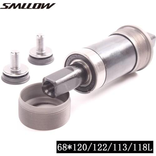 KENLI Bicycle Square Tapered Threaded Bottom Bracket BSA 68x113mm 120mm 122mm,118mm for Square Tapered Spindle Crankset