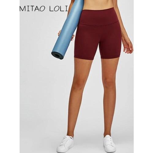 MITAO LOLI CLASSICAL 2.0 Naked-feel Stretchy Workout Sport Fitness Shorts Women Butter Soft Squat Proof Gym yoga Athletic Shorts