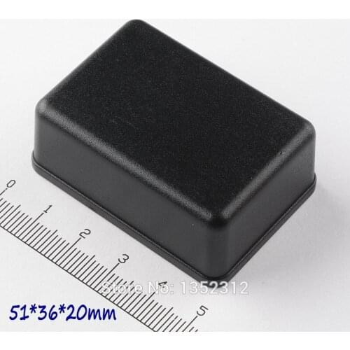 Free shipping 5 pcs/lot 51*36*20mm ABS plastic box for electronic plastic project box abs small PLC waterproof junction box