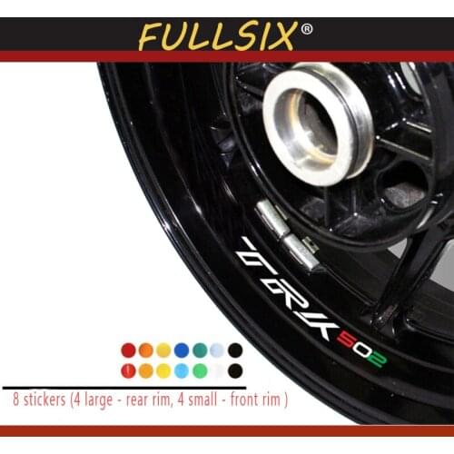 Motorcycle Styling Wheel Tire logo creative rim inner side decals Decorative sticker suitable for Benelli TRK502 trk 502
