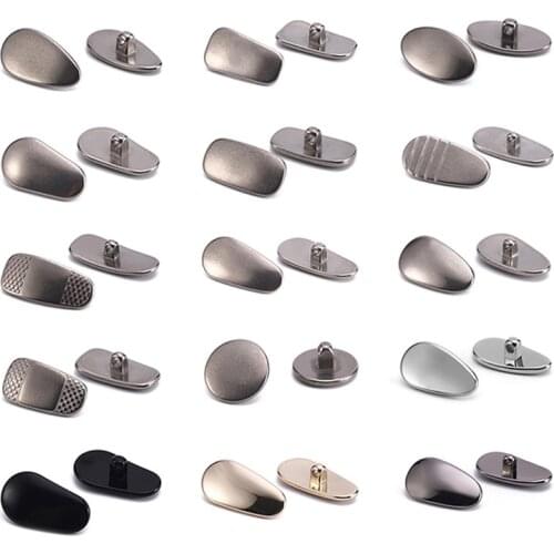 Metal Nose Pads Titanium Alloy Glasses Nose Pads Eyeglasses NosePads Melon Seeds Water Droplets Round Glasses Accessories GH882