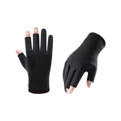 Anti-cut dew three finger fishing gloves for men summer sun protection, waterproof, anti-slip, ultra-thin Luya anti-cut fishing