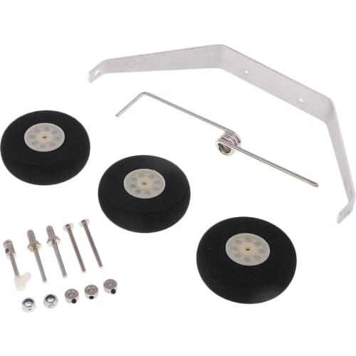 RC Airplane Accessory Replacement, Alloy Tricycle Landing Gear Set for Cessna 182 Aircraft Model
