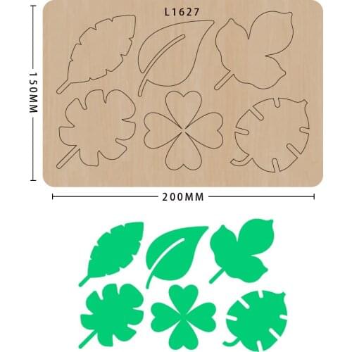 Diy Craft Wooden Cutting Die Making Decor Supplies Dies Template Non-woven Cutting Suitable For Common Die-Cutting Machines