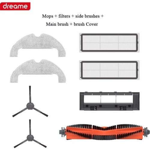 Original Main Side Brush Cover Mops Cloths HEPA Filters Spare Parts Accessories For Dreame Bot Z10 Pro L10 Plus Vacuum Cleaner