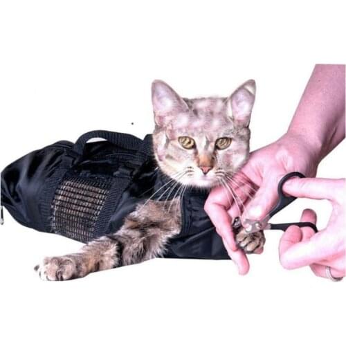 Pet Cat Bath Bag Washing Shower Grooming Bathing Restraint Bag No Scratching For Claw Nail Trimming Pet Supplies