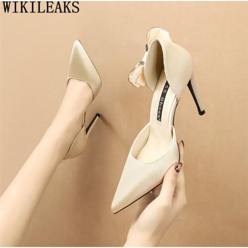 Pumps Women Shoes Party Shoes for Women Elegant Fashion Black High Heels Sexy Luxury Shoes Women Designers Rhinestone Heels 2020