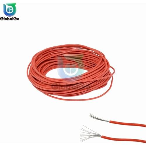 10 Meters UL1007 Wire 24AWG PVC Electronic Cable 80C / 300V Cord Hook-up Wire