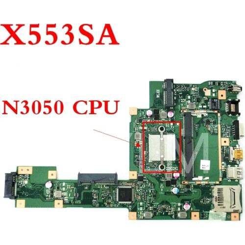 X553SA With N3050CPU mainboard For ASUS X553SA X503S F553S X503SA F553SA Laptop motherboard 60NB0AC0-MB1050 Tested Working