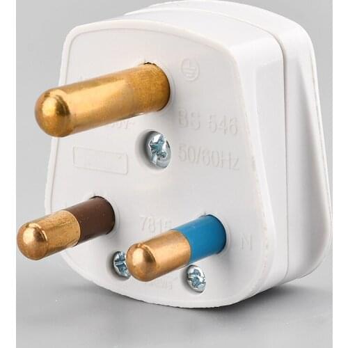 15A South Africa top plug 250V 3 round pin electrical industrial plug High quality bakelite material