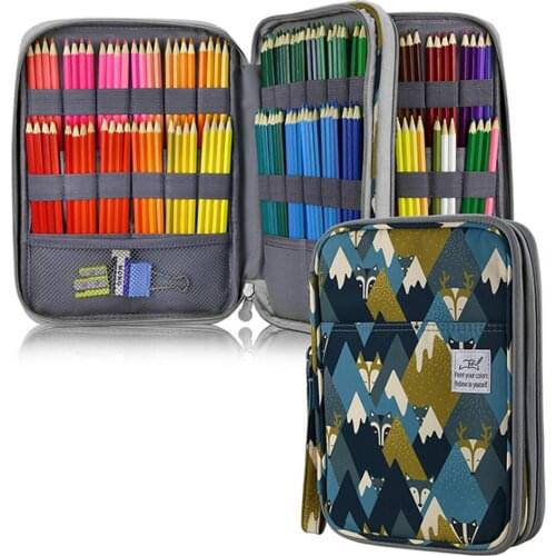 192 Slots Pencil Case School Pencilcase for Girl Boy Penal Cute Cat Stationery Pen Bag Kit Large Capacity Cartridge Box Supplies