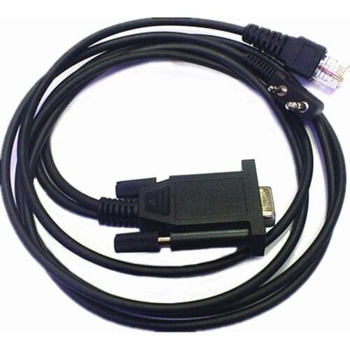 2 In 1 8 Pin Programming Cable Dual Double Cord For Kenwood Two Way Radio TM-461A TM-471A TK-768 TK-3160 TK-3207 Walkie Talkie