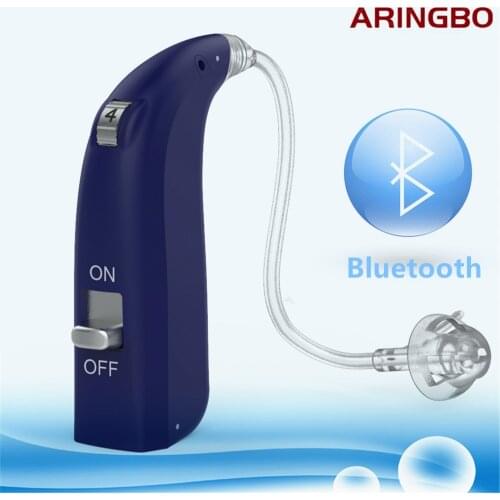 2021 Best USB Rechargeable Hearing Aid Digital Ear Hearing Device With Bluetooth For The Elderly Mini Sound Amplifier Enhancer