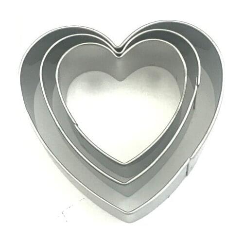 3pcs/lot Stainless Steel Cookie Fondant Cake Mold Cutter Pastry Tool Safe Cake Mould Adjustable Baking Cake Tool OK 0880