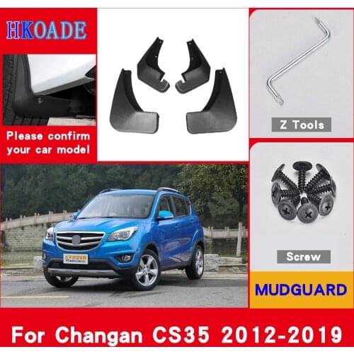 Car Products Car Fender Mud Flaps For Changan CS35 2012-2019 Mudguards Splash Guards Fender Mudflaps Car Accessories Fender