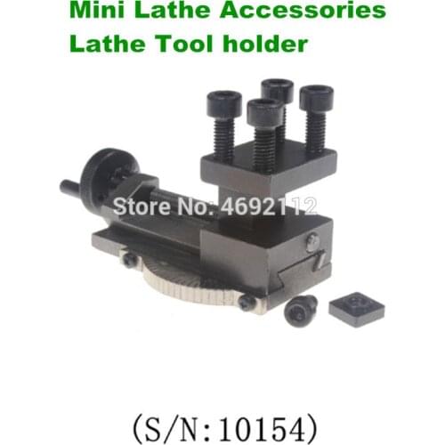 Free Shipping S/N: 10154 Sieg C0 Rotatable Lathe Tool Holder Sieg Mini Lathe Accessories Lathe Tool holder Milling attachment