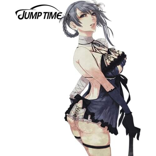 JumpTime 13cm x 8.4cm Nier Collection Anime Car Styling Sexy Lady Kaine Waterproof Body Decals Door Decoration Car Stickers