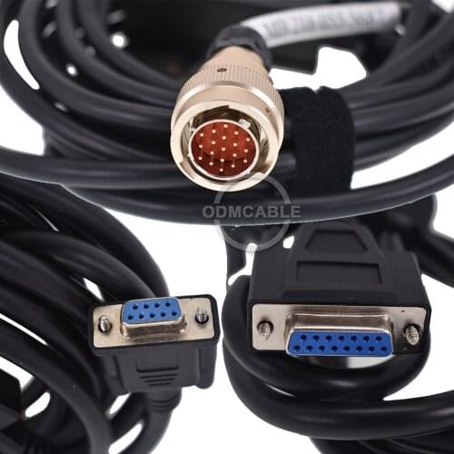 Diagnostic cable for c3 RS232 to RS485 Cable Red Multiplexer Male 19Pin To Female 9Pin Auto Connect Interface port cable