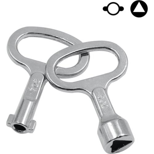 Triangle Metric Wrenches Repair Hand Tools Wrench Electric Universal Key Box Lock Non-slip Metal Multifunctional Elevator