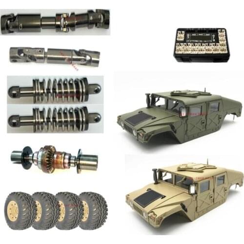 HG P408 RC car spare parts car shell tire shock absorber drive shaft light set Base C