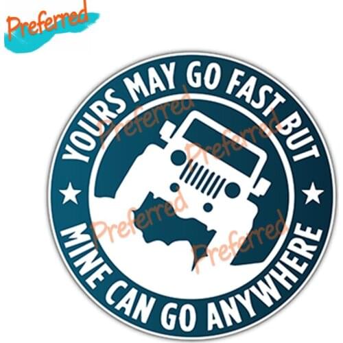 Interesting Creative Car Accessories Can Go Anywhere SUV 4X4 Car Bumper Window Vinyl Decal 3D Sticker Waterproof JDM Art Sticker