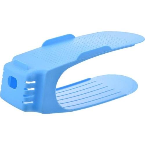 JOYLIVE Double Cleaning Storage Shoe Rack Living Room Convenient Shoebox Shoes Organizer Stand Adjustable Shoe Rack Organizer