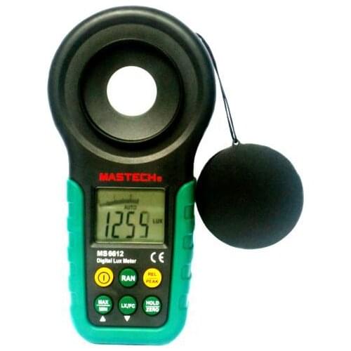 MasTech MS6612 Digital light meter, light meter, illuminance meter