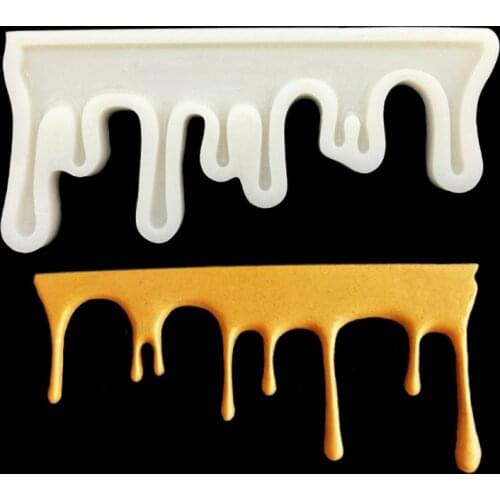 Wholesale 10 pcs Silicone Mold Lava Icicle Sugarcraft Cupcake Baking Mold Fondant Cake Decorating Tools