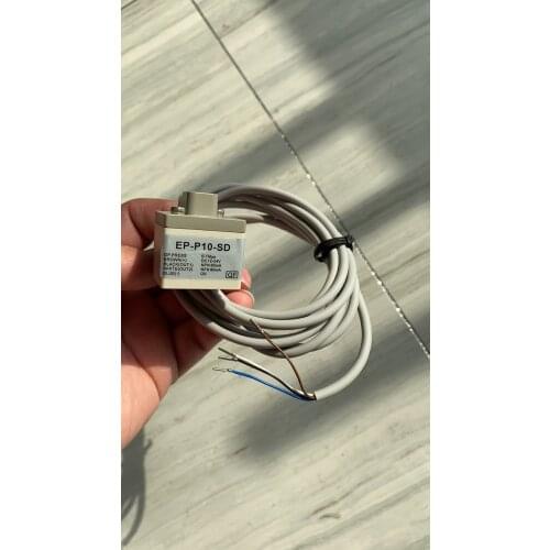 Pressure switch EP-P10-SD OP.PRESS 0-1MPA DC12-24V BLACK(OUT1) NPN 80MA