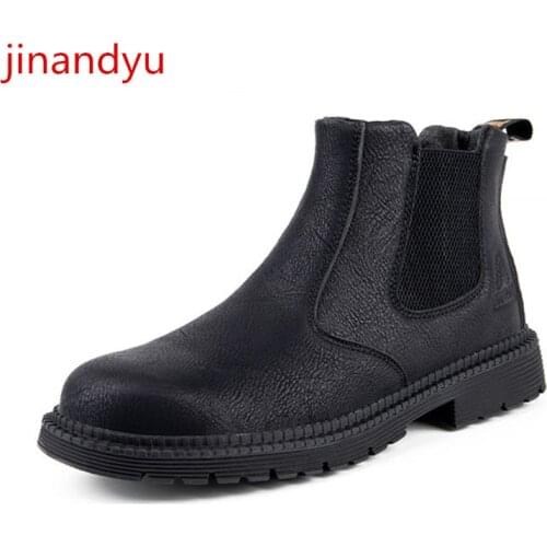 Women Male Steel Toe Cap Working Shoes Industrial & Construction Water-proof Work Boots Anti-smashing Protective Footwear