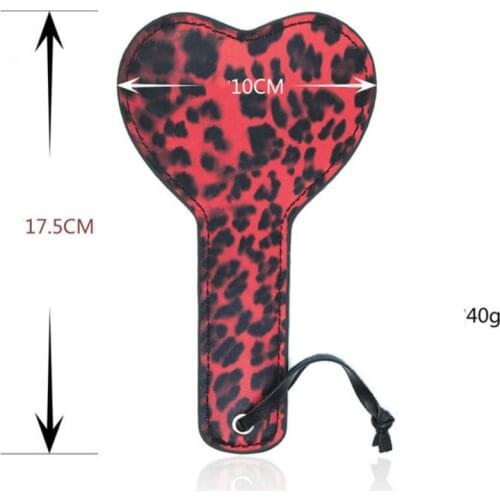 Adult Sex Game Flirting Toys Paddle Flogger Whip PU Leather Hand Pat Bat Head Spanking Paddle Slave Adult Sex Products