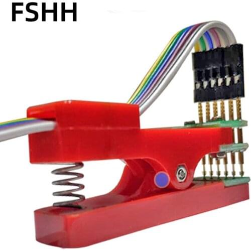 Pitch 1.27mm spacing Test stand PCB clip Clamp Fixture fixture Probe pogo pin Download Program Burn 8pin 9pin 8x2=16p 9x2=18p