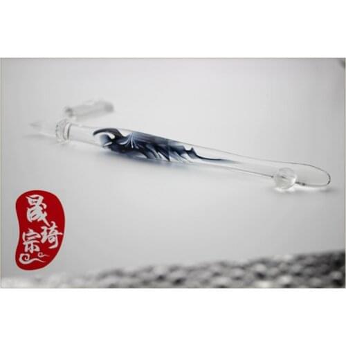 Shengzongqi Handmade High End Glass Dip Pen Glass Brush Pen Japanese And Korean Stationery Personalized Pen
