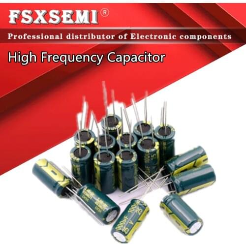 High Frequency Capacitor 6.3V 10V 16V 25V 35V 50V 400V 450V 22UF 47UF 100UF 220UF 330UF 470UF 680UF 1000UF 1500UF 2200UF 3300UF