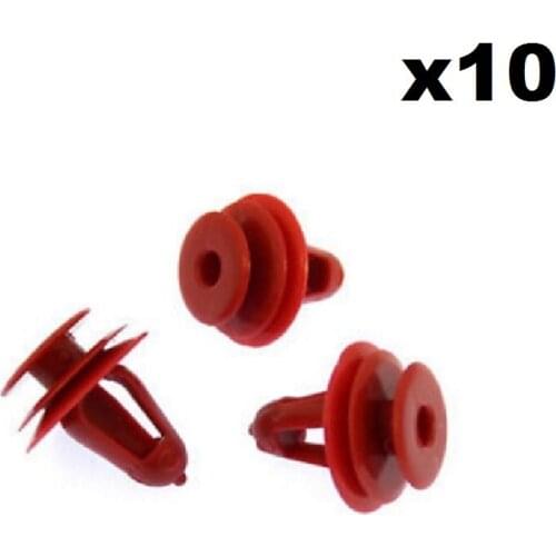 10x For Toyota Plastic Trim Clips for Door Cards, Panels, Trims and Fascias